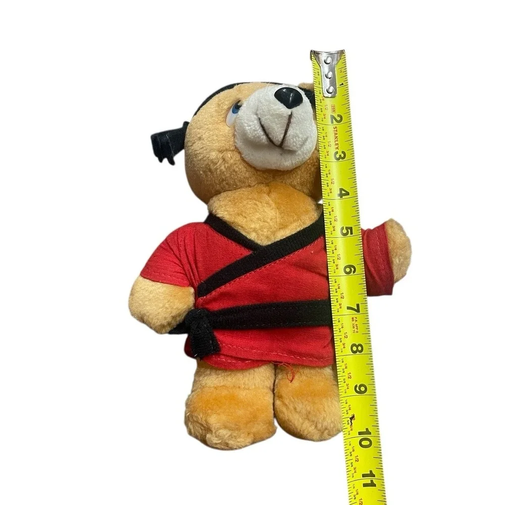 Vintage 1990 Nanco Toys Taekwondo Plush Teddy Bear Martial Arts Karate Belts 90s